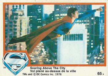 1978 O-Pee-Chee Superman: The Movie #65 Soaring Above the City Front