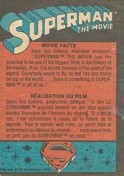 1978 O-Pee-Chee Superman: The Movie #69 Marlon Brando as Jor-El Back