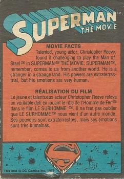 1978 O-Pee-Chee Superman: The Movie #71 The Projection of Jor-El Back