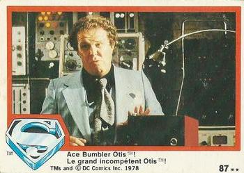 1978 O-Pee-Chee Superman: The Movie #87 Ace Bumbler Otis! Front