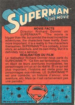 1978 O-Pee-Chee Superman: The Movie #96 Clark Kent of the Daily Planet Back