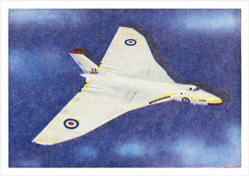 1958 Cardmaster Jet Aircraft of the World #2 Avro Vulcan Front