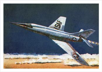 1958 Cardmaster Jet Aircraft of the World #65 Bell X2 Front
