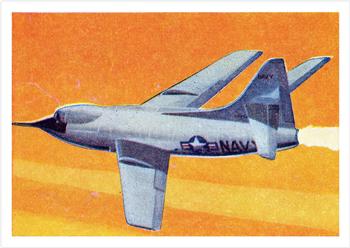 1958 Cardmaster Jet Aircraft of the World #66 Douglas Skyrocket Front