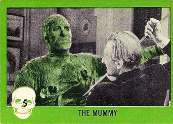 1961 Nu-Cards Horror Monster #5 The Mummy Front