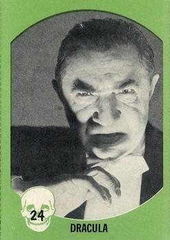 1961 Nu-Cards Horror Monster #24 Dracula Front