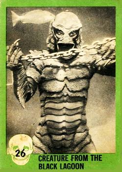 1961 Nu-Cards Horror Monster #26 Creature from The Black Lagoon Front