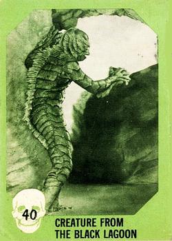 1961 Nu-Cards Horror Monster #40 Creature from The Black Lagoon Front