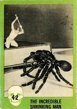 1961 Nu-Cards Horror Monster #42 The Incredible Shrinking Man Front