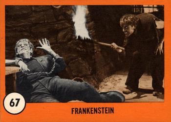 1961 Nu-Cards Horror Monster #67 Frankenstein Front
