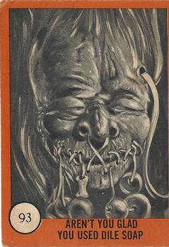1961 Nu-Cards Horror Monster #93 Arent You Glad You Used Dile Soap? Front