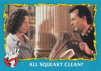 1989 O-Pee-Chee Ghostbusters II #49 All Squeaky Clean? Front