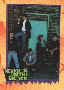 1989 O-Pee-Chee New Kids on the Block #4 Bookin' Front