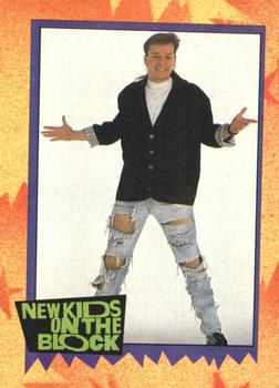 1989 O-Pee-Chee New Kids on the Block #7 Donnie Wahlberg Front