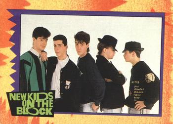 1989 O-Pee-Chee New Kids on the Block #30 The Birth of New Kids on the Block Front