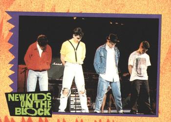 1989 O-Pee-Chee New Kids on the Block #32 Finding the Fab Five Front