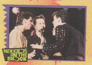 1989 O-Pee-Chee New Kids on the Block #18 NKOTB Quiz! Question #8 Front