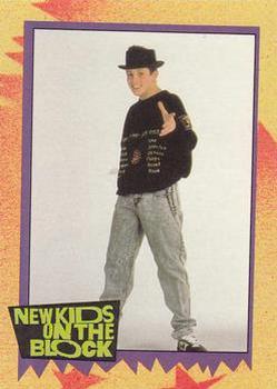 1989 O-Pee-Chee New Kids on the Block #22 Bookin' on Tour! Front
