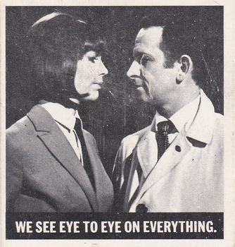 1966 O-Pee-Chee Get Smart #17 We See Eye To Eye On Everything Front