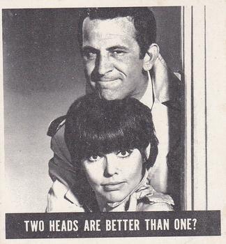 1966 O-Pee-Chee Get Smart #22 Two Heads Are Better Than One? Front