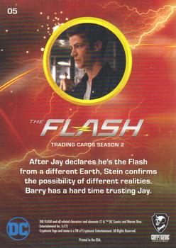 2017 Cryptozoic The Flash Season 2 - Rainbow Foil #5 Flash from Another Earth? Back