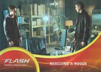 2017 Cryptozoic The Flash Season 2 - Rainbow Foil #9 Rescuing a Rogue Front