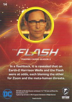2017 Cryptozoic The Flash Season 2 - Rainbow Foil #14 Wells vs. Earth-2 Flash Back