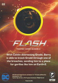 2017 Cryptozoic The Flash Season 2 - Rainbow Foil #22 A New Home for Grodd Back