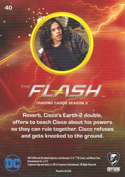 2017 Cryptozoic The Flash Season 2 - Rainbow Foil #40 Reverb vs. Vibe Back