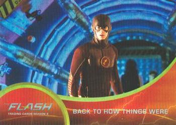2017 Cryptozoic The Flash Season 2 - Rainbow Foil #51 Back to How Things Were Front