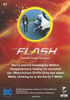 2017 Cryptozoic The Flash Season 2 - Rainbow Foil #57 Where is Wells? Back