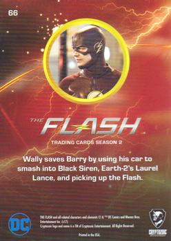 2017 Cryptozoic The Flash Season 2 - Rainbow Foil #66 Driving to the Rescue Back