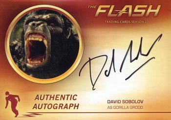 2017 Cryptozoic The Flash Season 2 - Autographs #DS David Sobolov Front