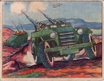 1939 O-Pee-Chee Fighting Forces (V276) #Iron Cavalry 1 United States Armored Scout Car Front