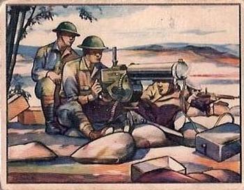 1939 O-Pee-Chee Fighting Forces (V276) #FieldArtillery4 United States .30-Caliber Heavy Machine Gun Front