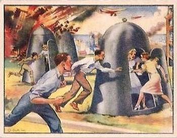 1939 O-Pee-Chee Fighting Forces (V276) #Miscellaneous 5 British Portable Steel Air Raid Shelter Front