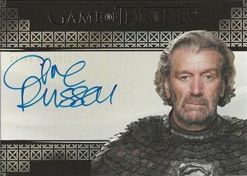 2017 Rittenhouse Game of Thrones Valyrian Steel - Autographs Valyrian #NNO Clive Russell Front