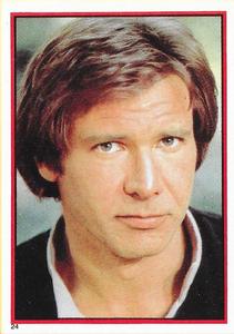 1983 Topps Star Wars: Return of the Jedi Album Stickers #24 Han (face) Front