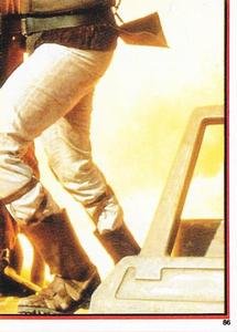 1983 Topps Star Wars: Return of the Jedi Album Stickers #86 Boba fights Lando Front