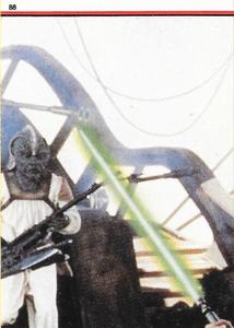 1983 Topps Star Wars: Return of the Jedi Album Stickers #88 Guards fight Luke Front