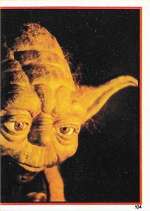 1983 Topps Star Wars: Return of the Jedi Album Stickers #104 Yoda Front