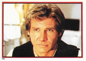 1983 Topps Star Wars: Return of the Jedi Album Stickers #108 Han (face) Front