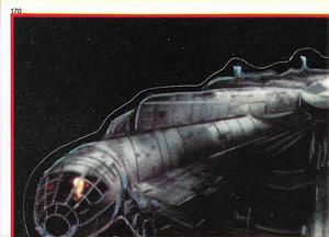 1983 Topps Star Wars: Return of the Jedi Album Stickers #170 Millenium Falcon Front