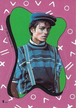 1984 Topps Michael Jackson - Stickers #6 Michael Jackson Front