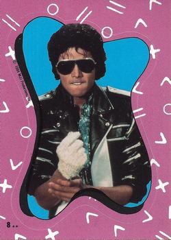 1984 Topps Michael Jackson - Stickers #8 Michael Jackson Front