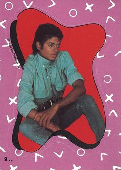 1984 Topps Michael Jackson - Stickers #9 Michael Jackson Front