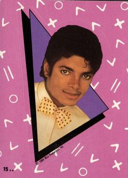 1984 Topps Michael Jackson - Stickers #15 Michael Jackson Front