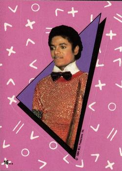 1984 Topps Michael Jackson - Stickers #16 Michael Jackson Front