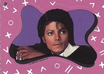 1984 Topps Michael Jackson - Stickers #22 Michael Jackson Front