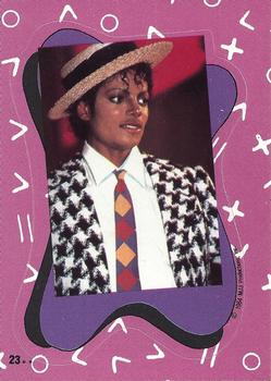 1984 Topps Michael Jackson - Stickers #23 Michael Jackson Front